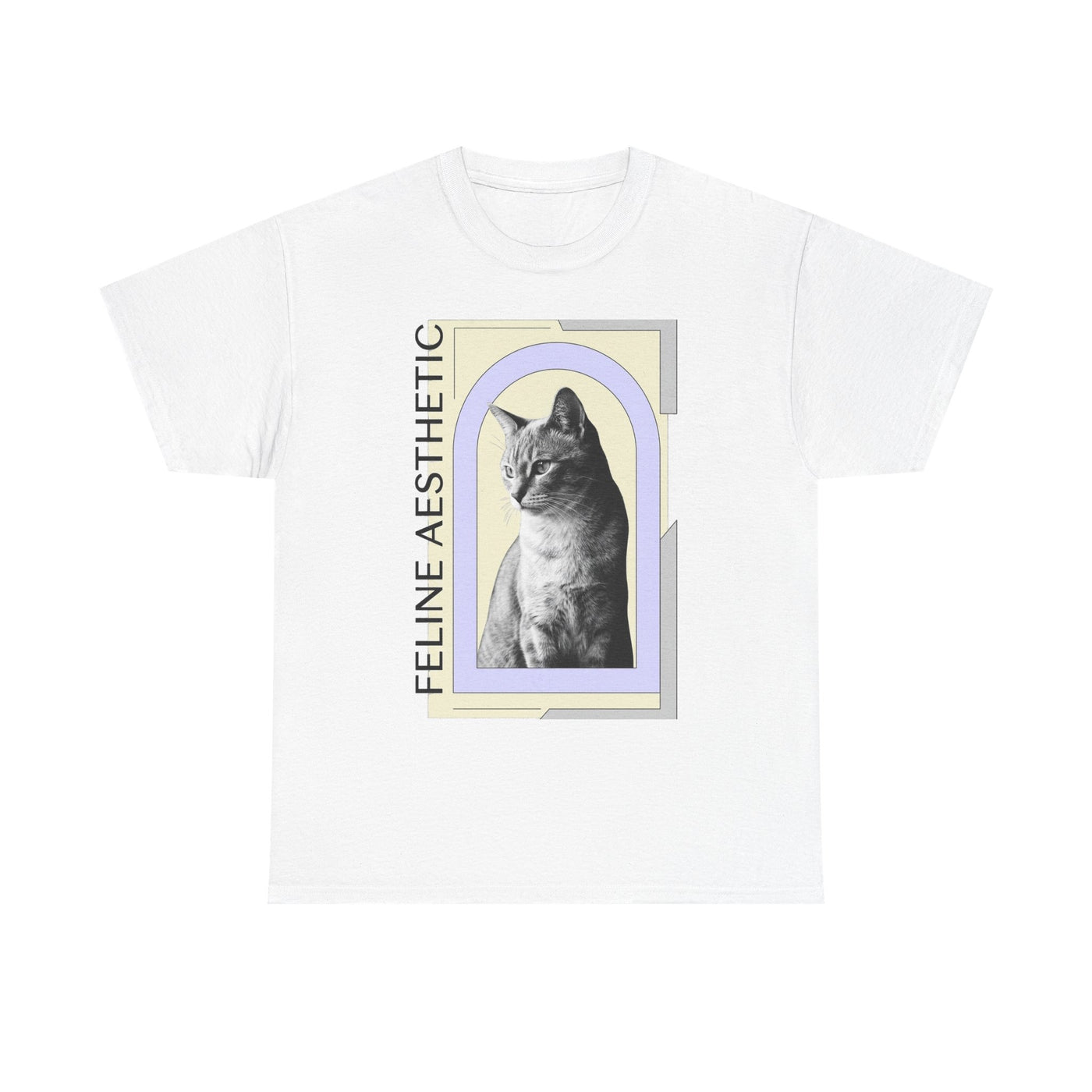 Editorial Feline Aesthetic Cat T-Shirt