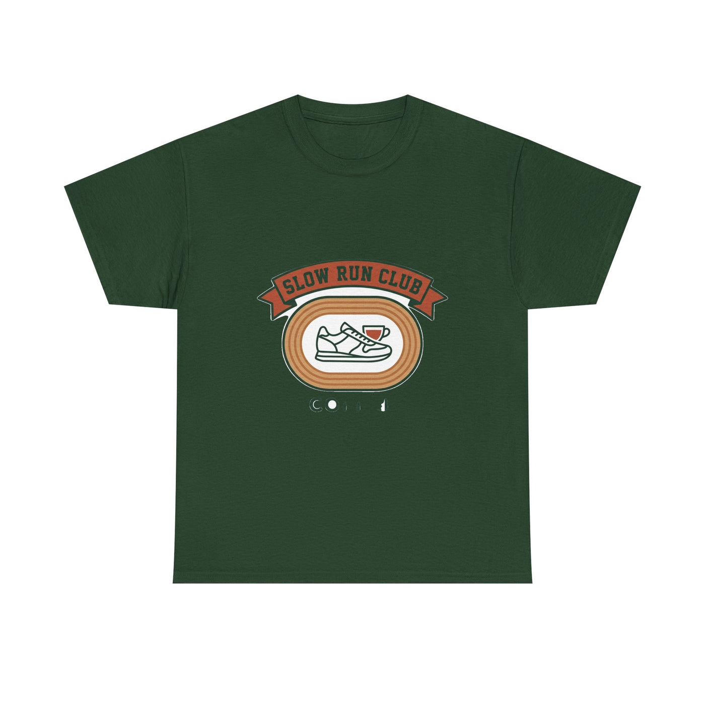 Retro Slow Run Coffee Crest Tee
