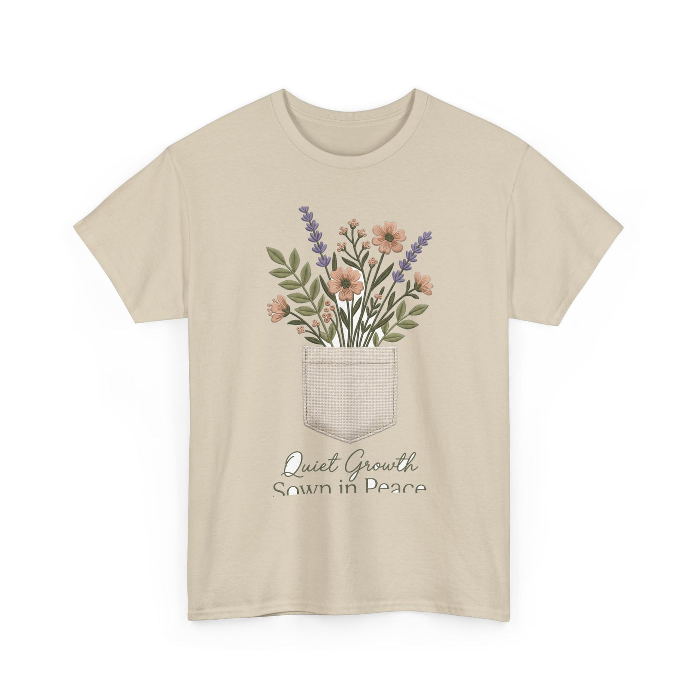 Pocketful of Peace Faux Stitch Tee