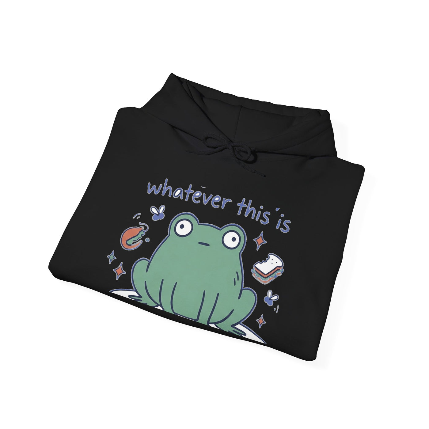 Doing Literally Whatever Blob Frog Hoodie