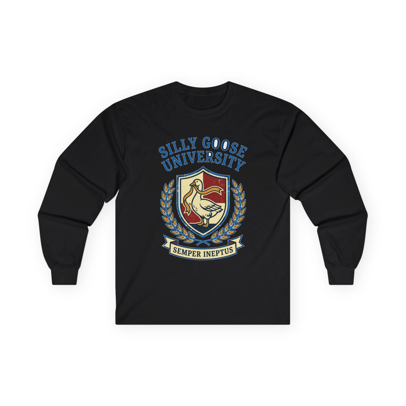 Silly Goose Univ Alumni Crest Long Sleeve