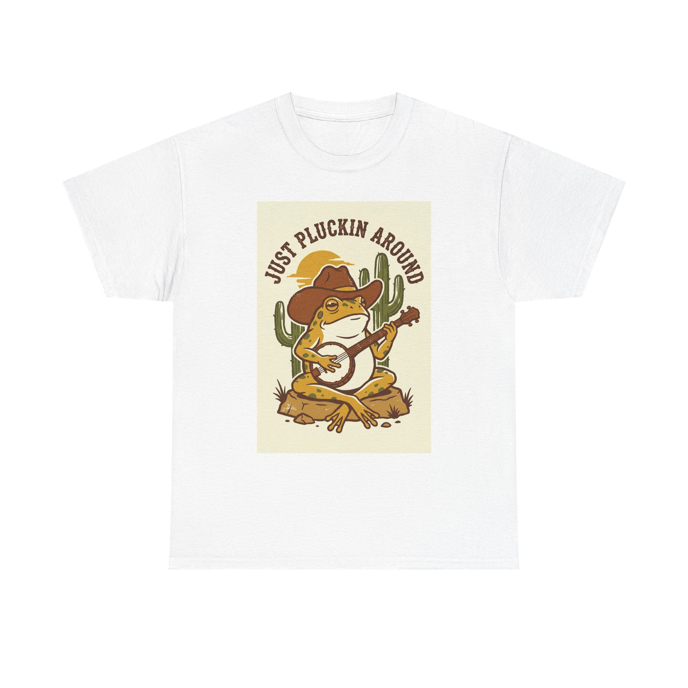 Just Pluckin Around Cowboy Toad Tee