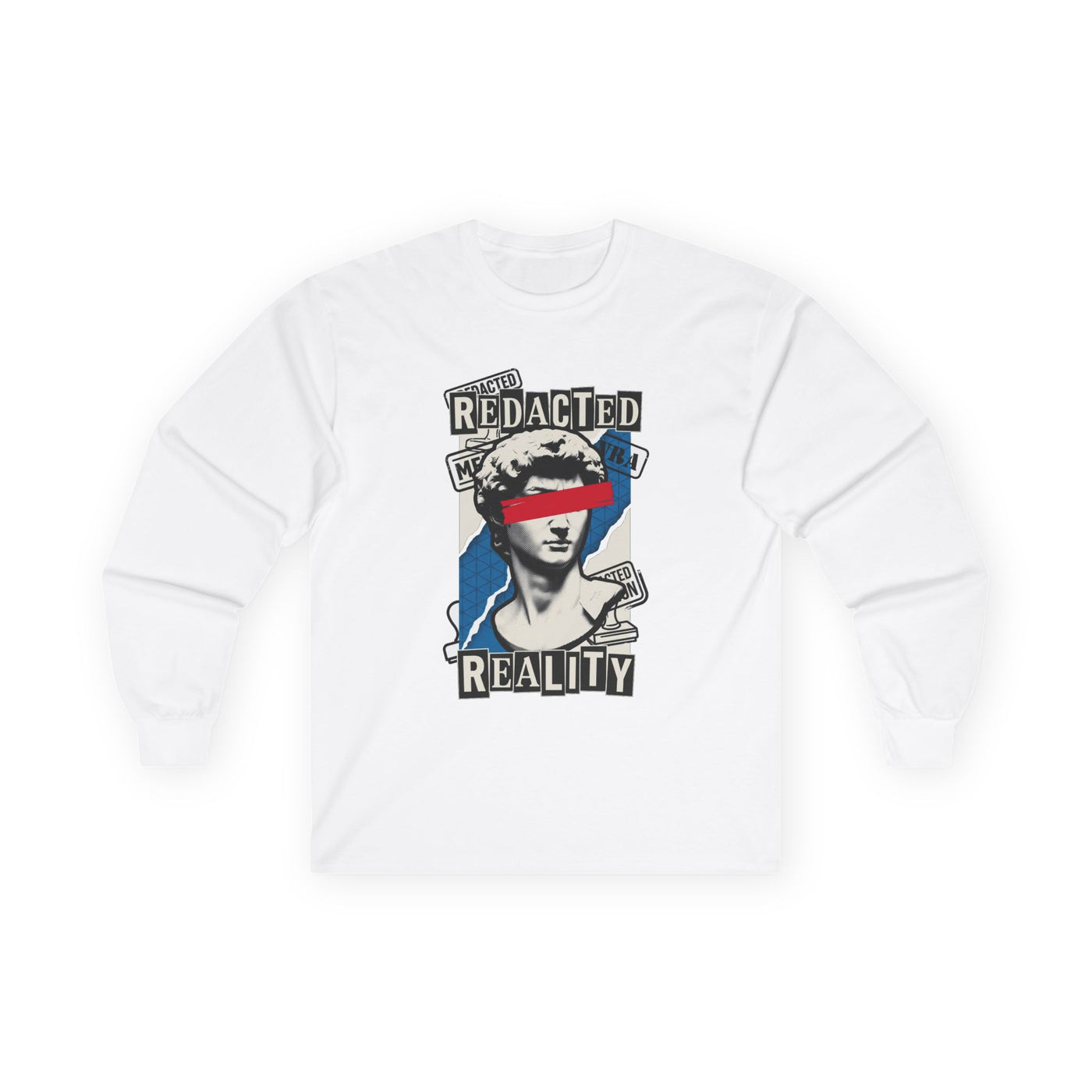 Redacted Reality Halftone Bust Long Sleeve