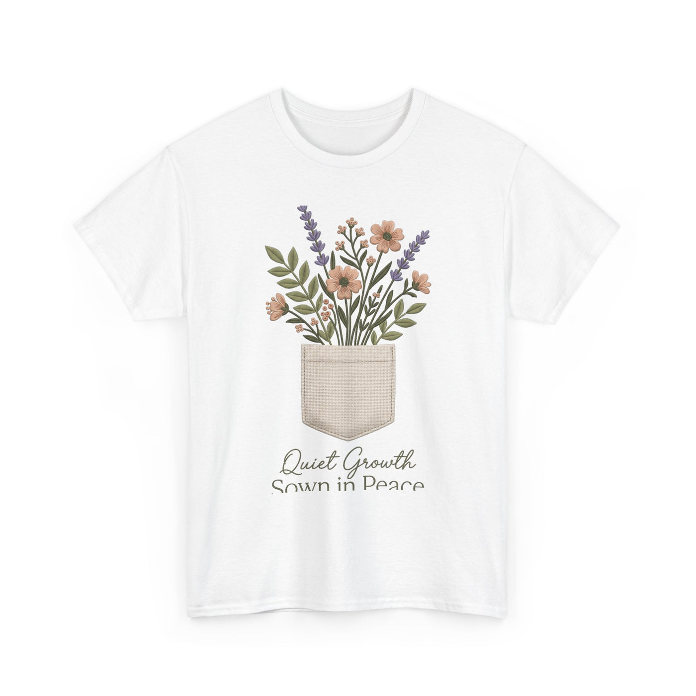 Pocketful of Peace Faux Stitch Tee