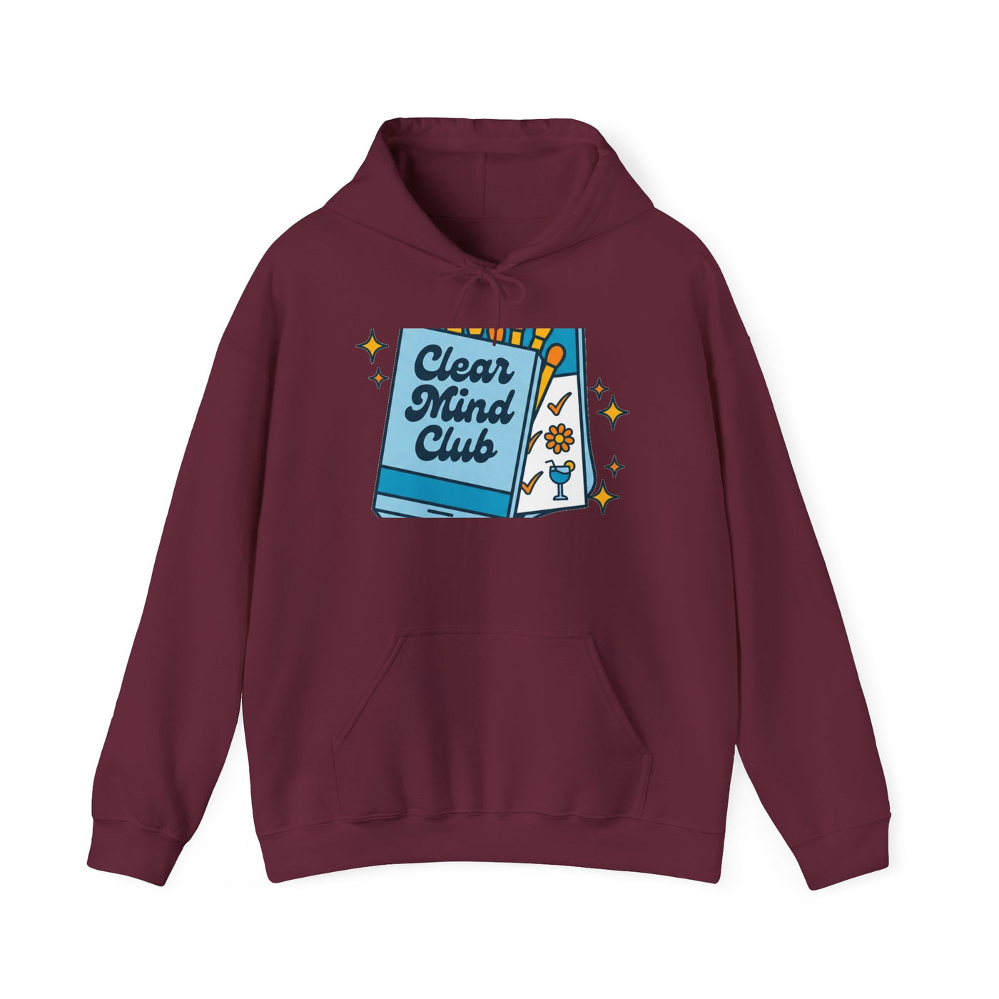 Clear Mind Club Retro Matchbook Hoodie