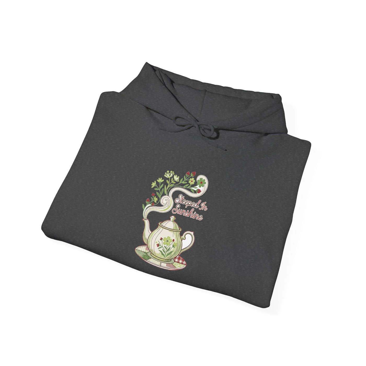 Steeped In Sunshine Faux Stitch Teapot Hoodie