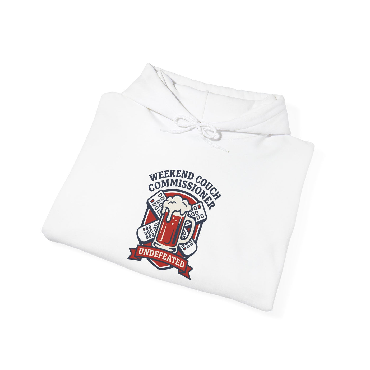 Weekend Couch Commissioner Crest Hoodie