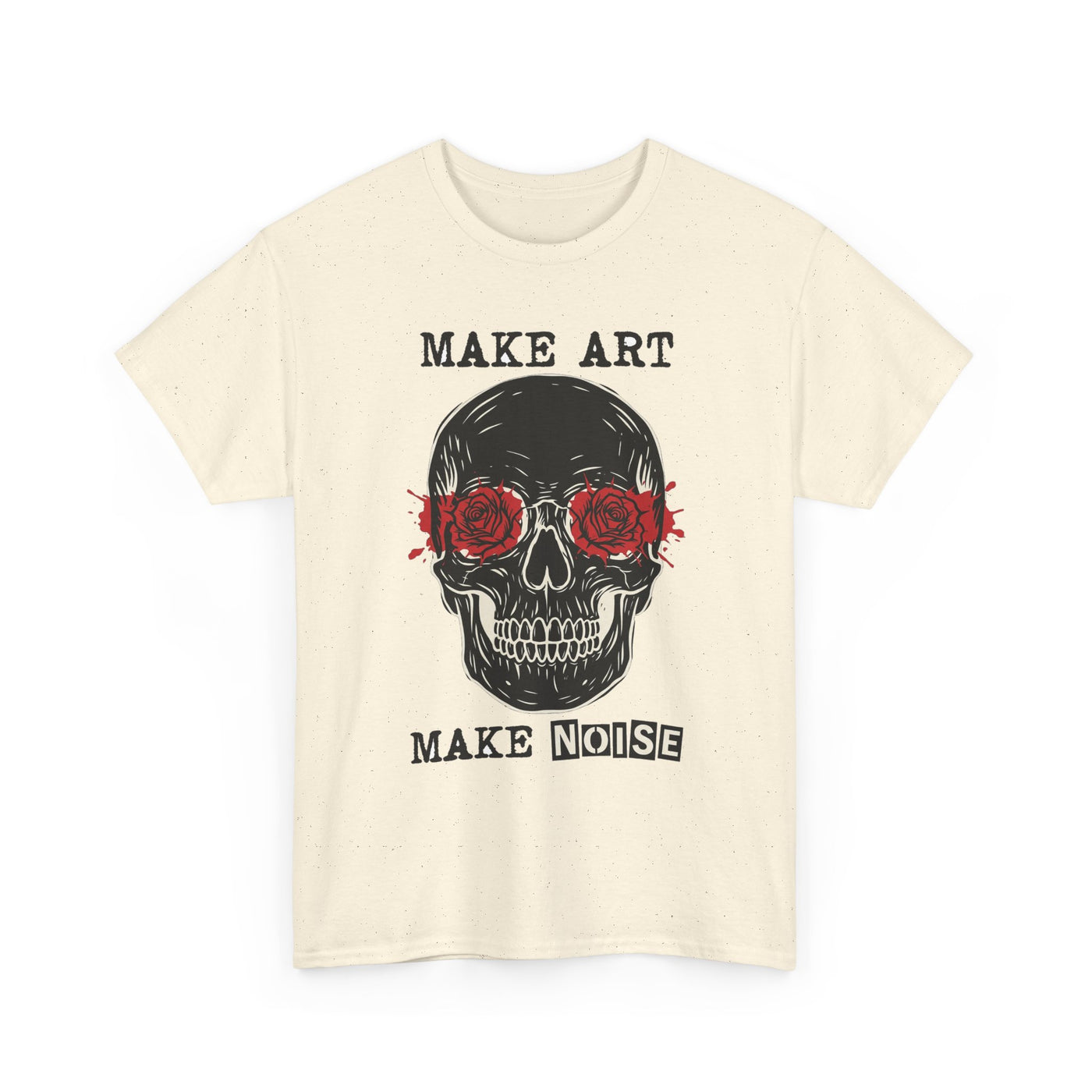 Make Art Make Noise Linocut Skull