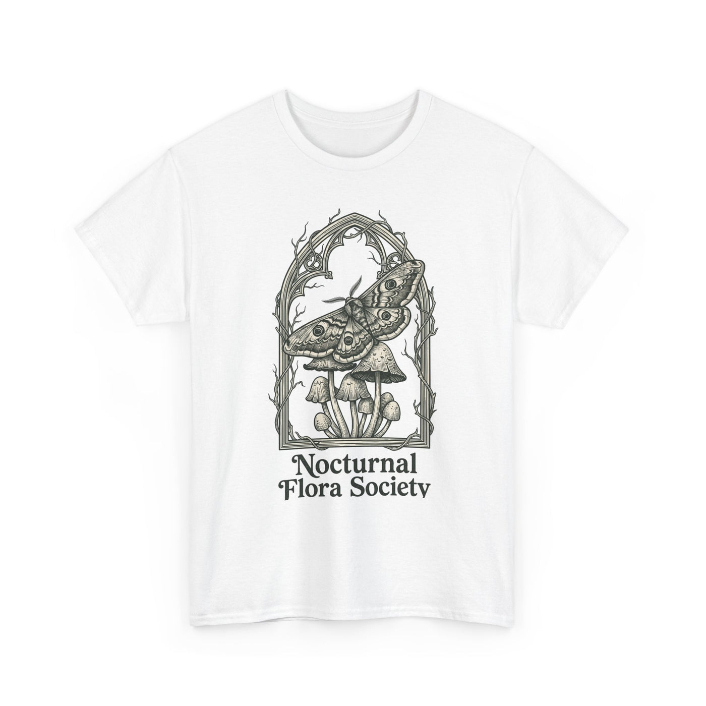 Nocturnal Flora Society Gothic Moth Tee