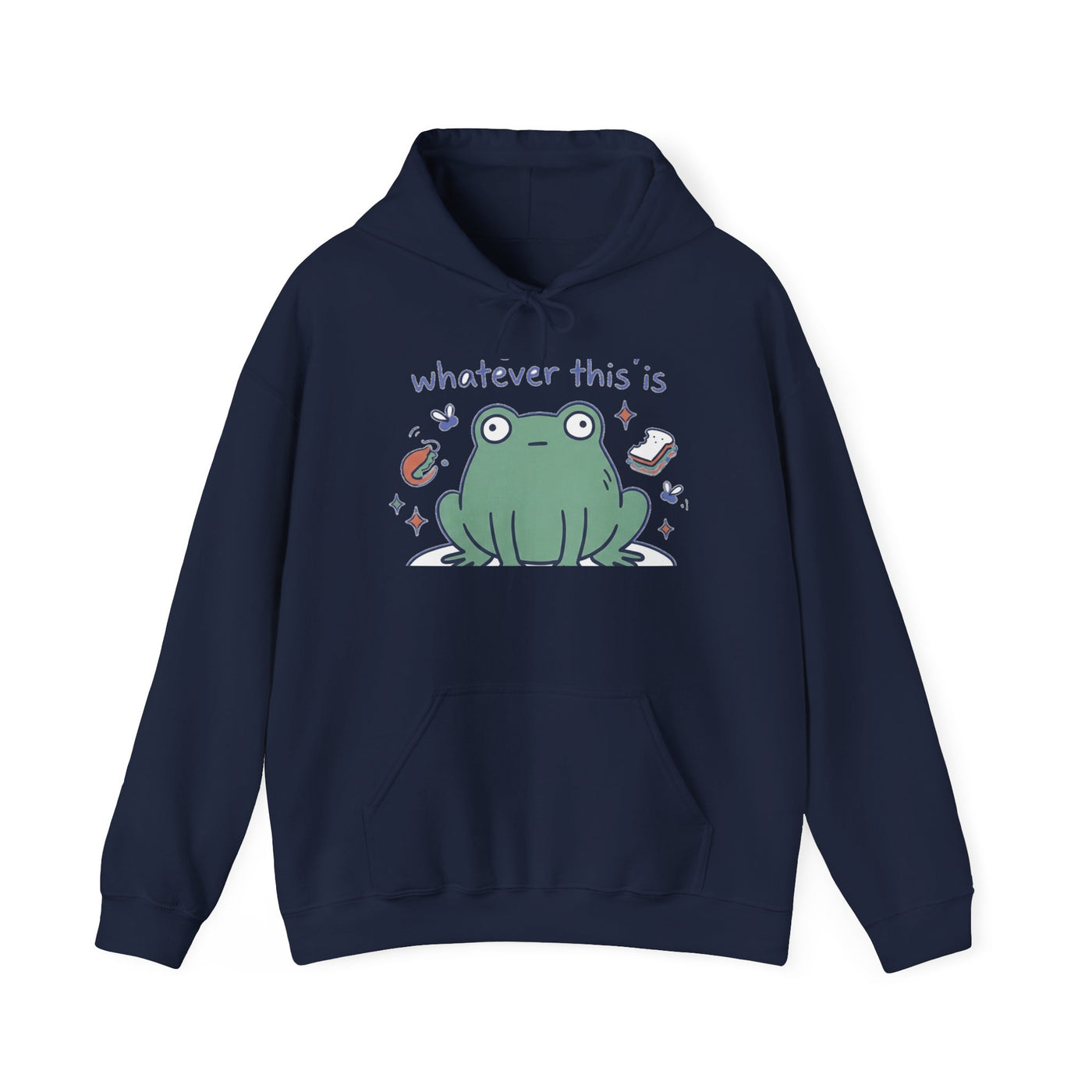 Doing Literally Whatever Blob Frog Hoodie