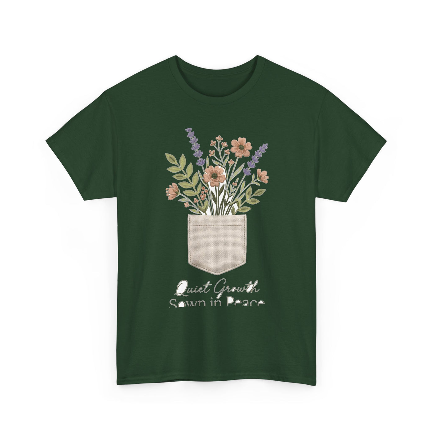 Pocketful of Peace Faux Stitch Tee