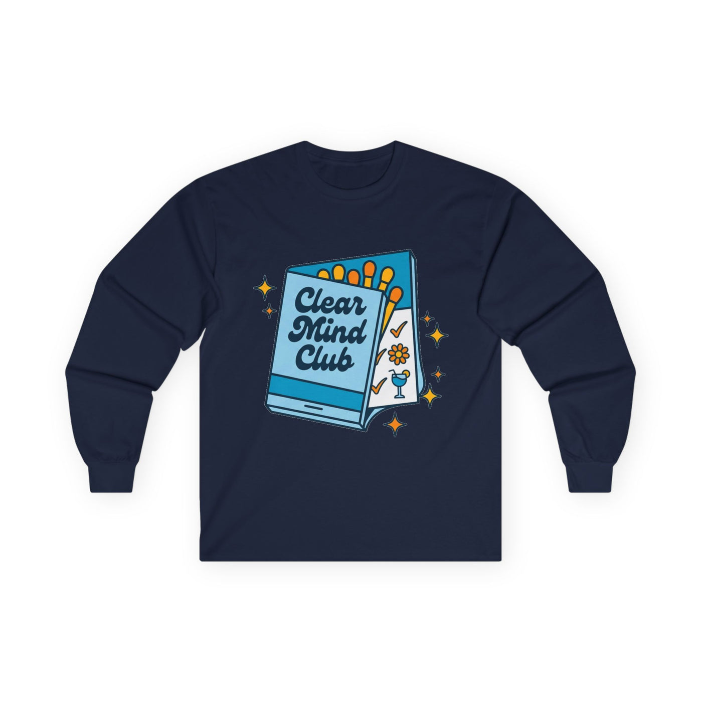 Clear Mind Club Retro Matchbook Long Sleeve