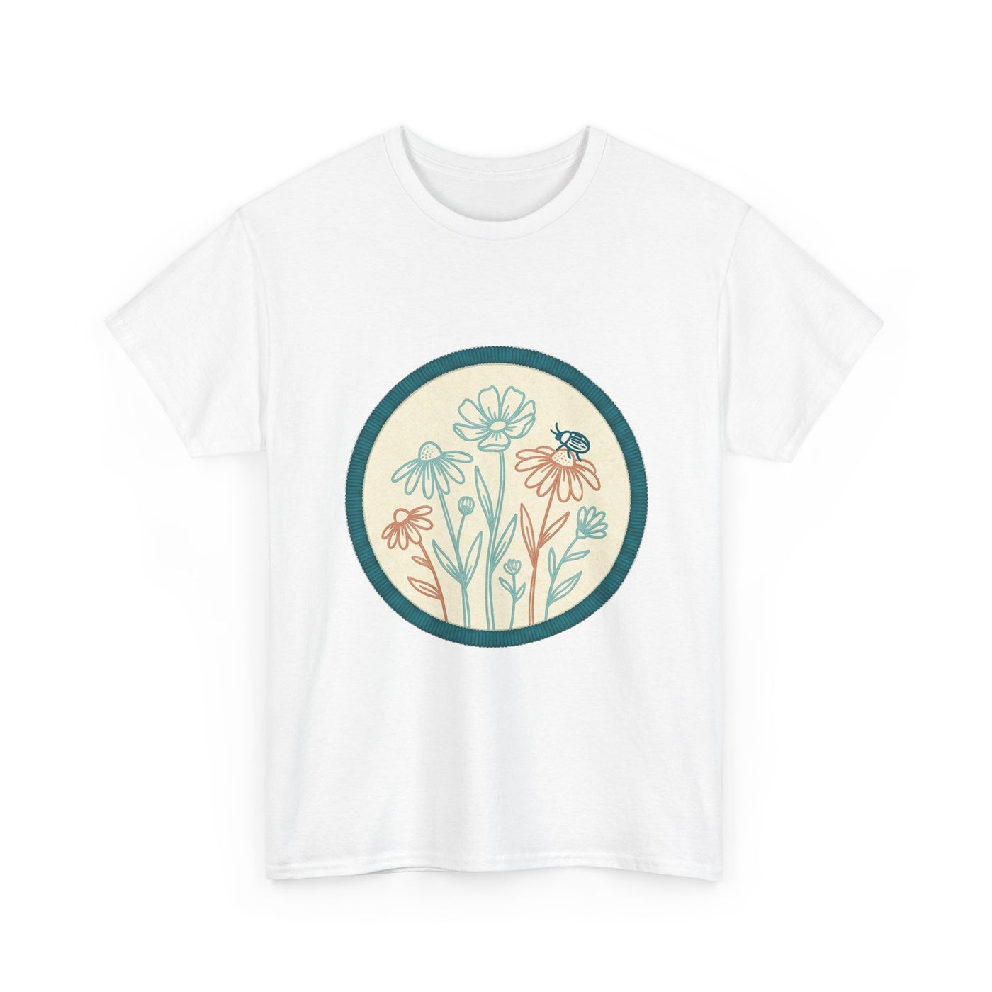 Grow Wild Faux Embroidery Tee