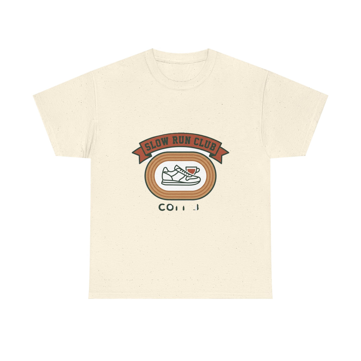 Retro Slow Run Coffee Crest Tee