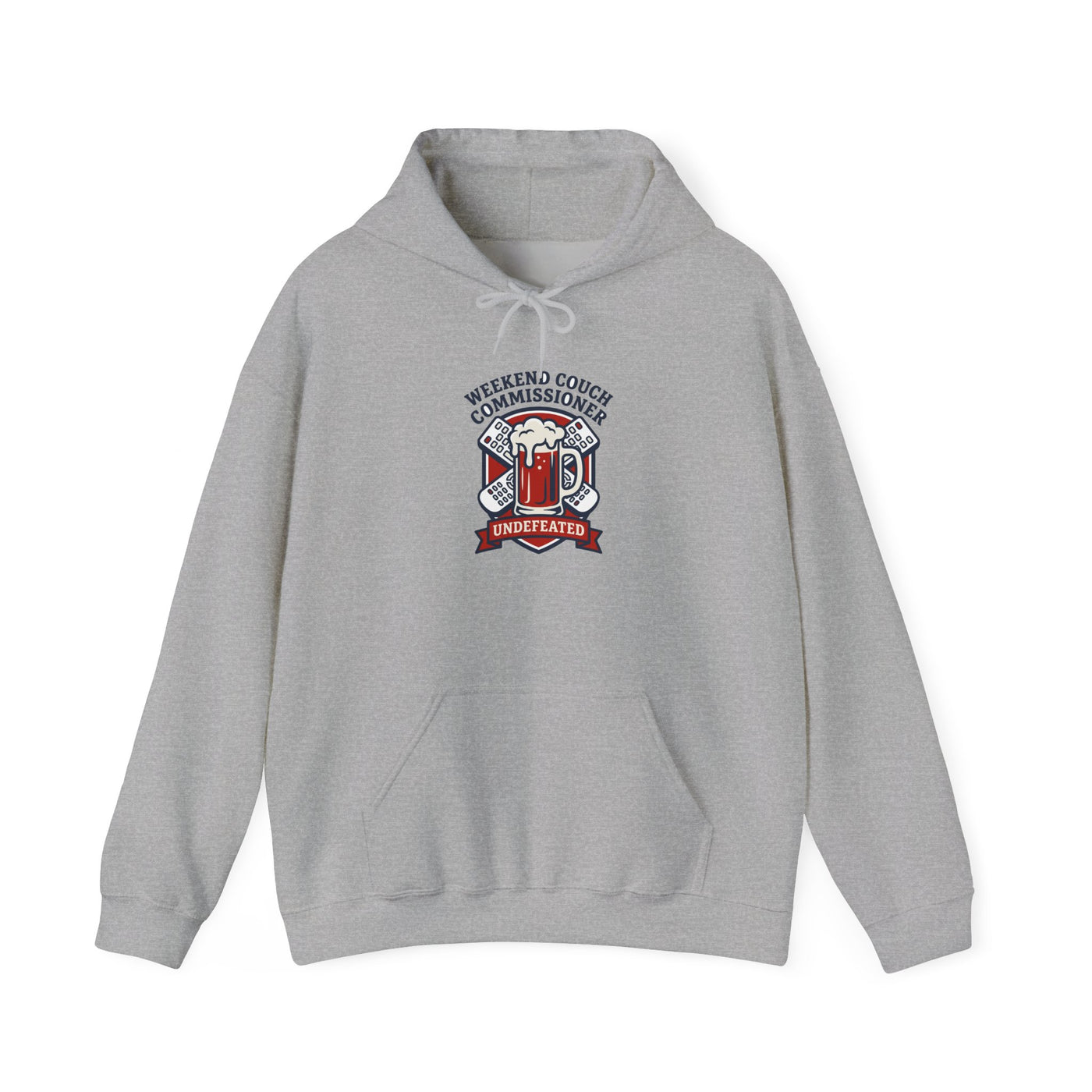 Weekend Couch Commissioner Crest Hoodie