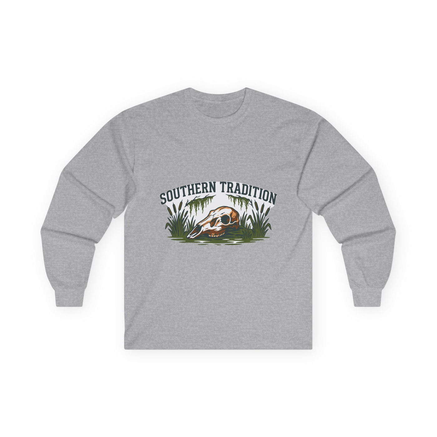Vintage Southern Outdoors Deer Skull Long Sleeve