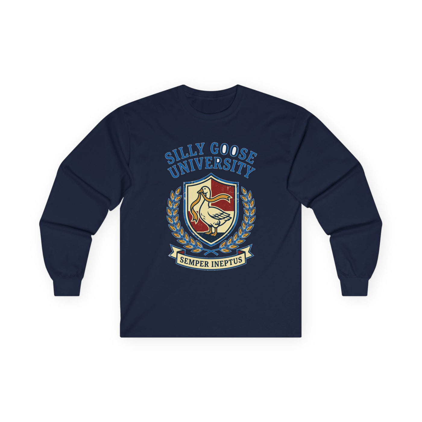 Silly Goose Univ Alumni Crest Long Sleeve