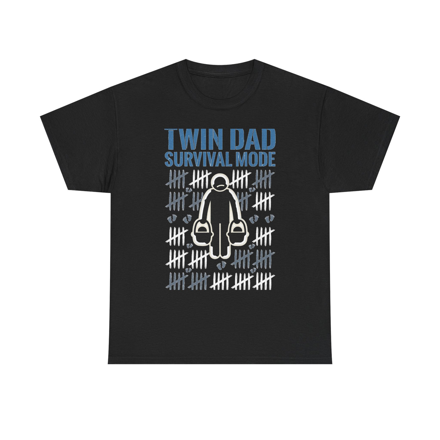 Twin Dad Survival Mode T-Shirt