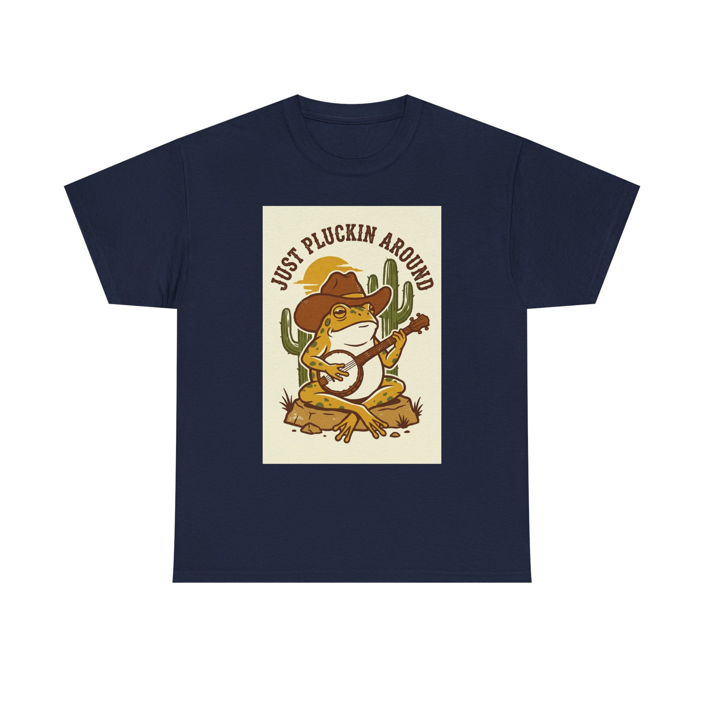 Just Pluckin Around Cowboy Toad Tee