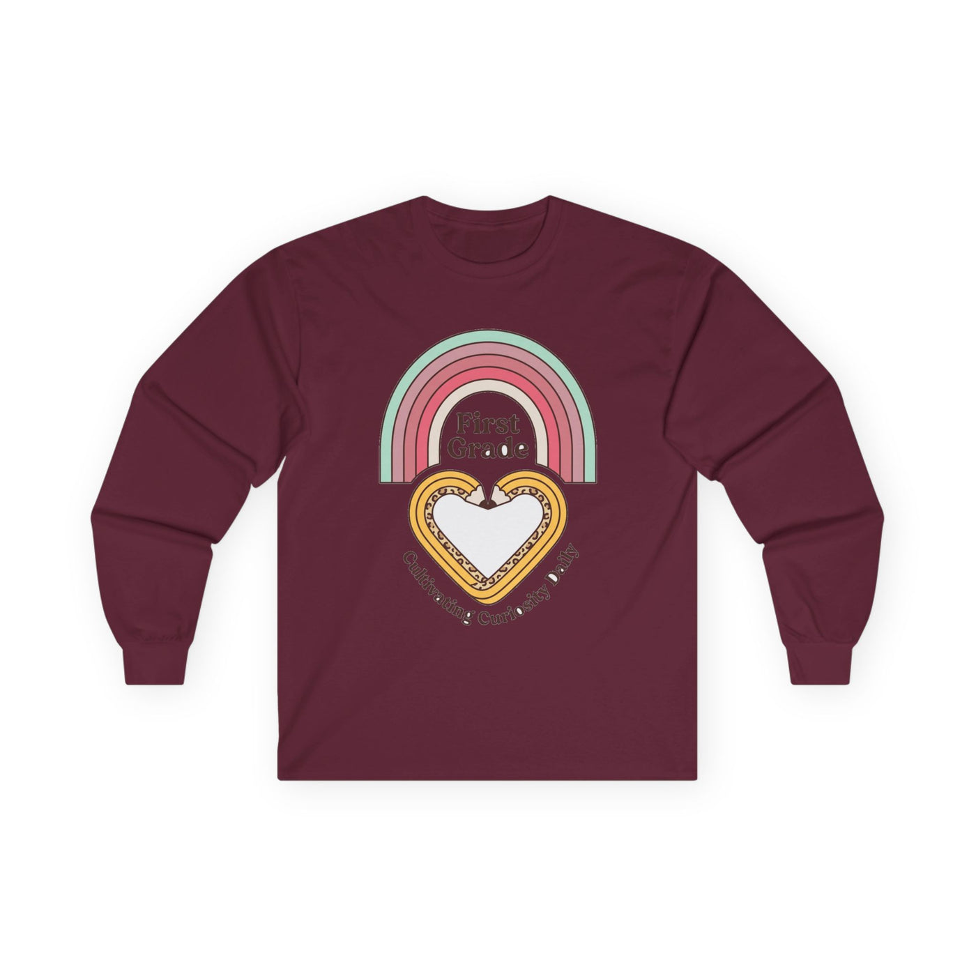 Shaping Minds Leopard Pencil Heart Long Sleeve