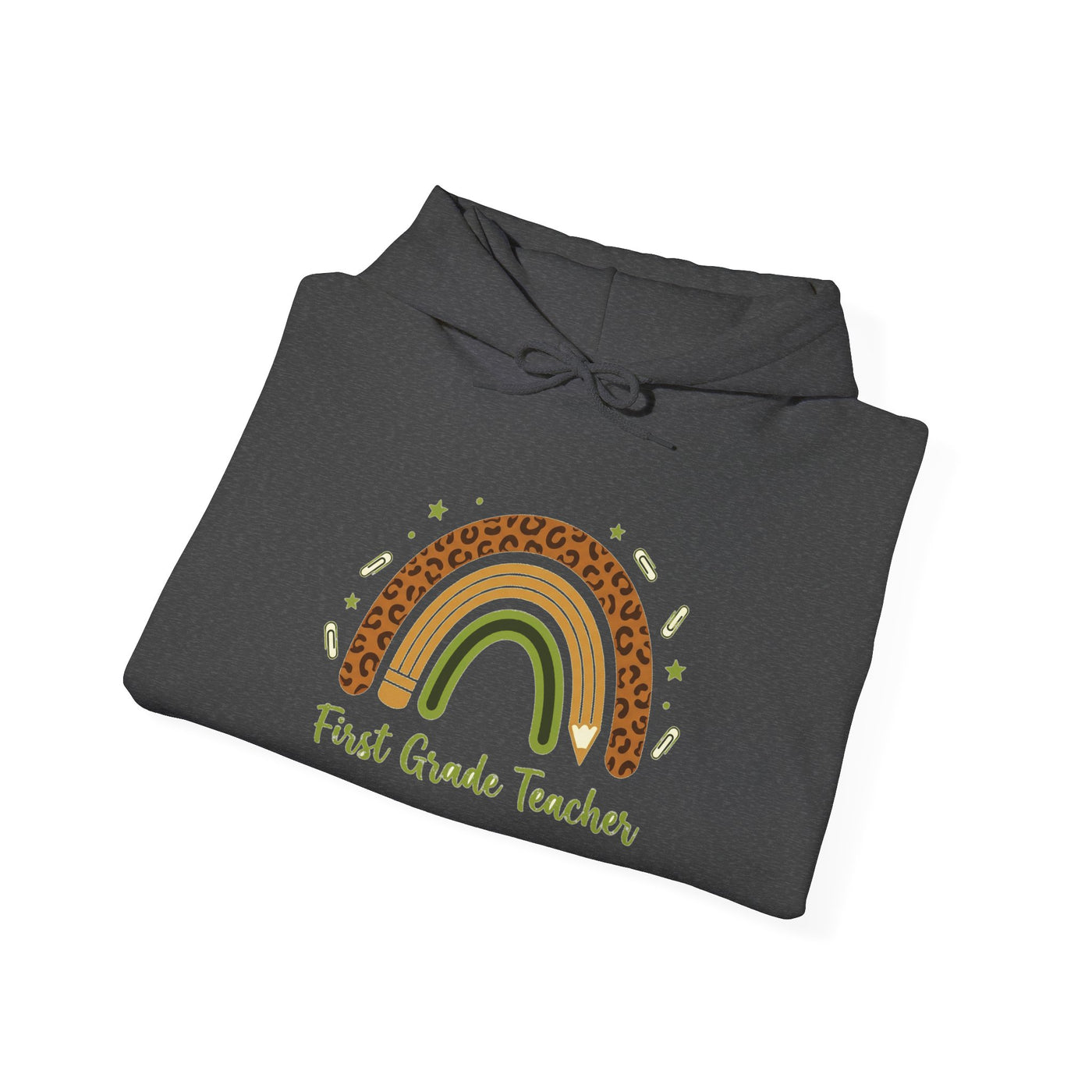 Boho Leopard Rainbow Grade Level Hoodie