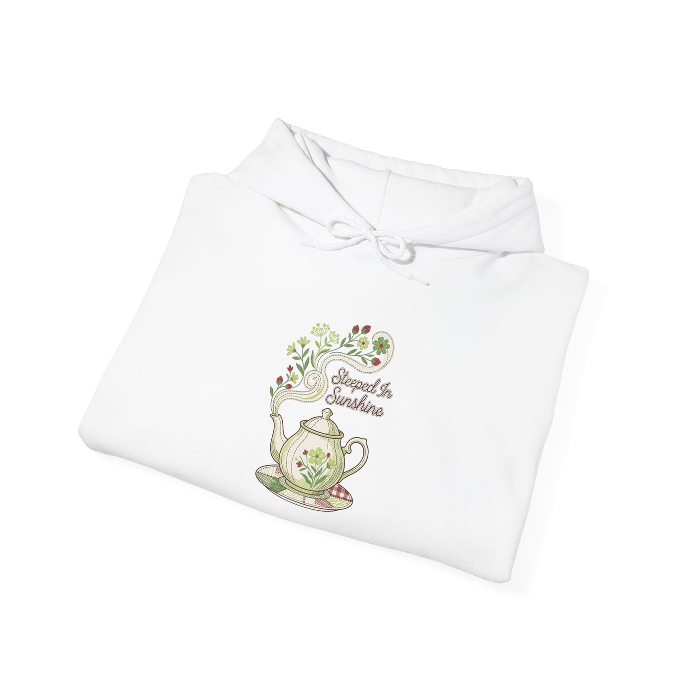 Steeped In Sunshine Faux Stitch Teapot Hoodie