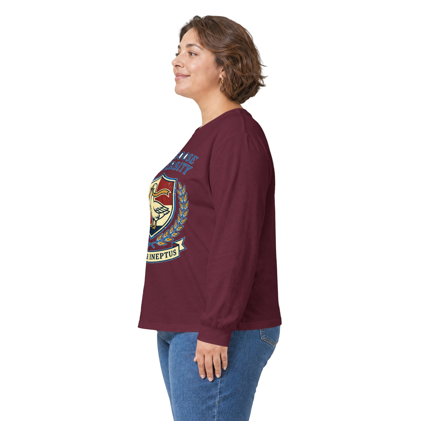 Silly Goose Univ Alumni Crest Long Sleeve