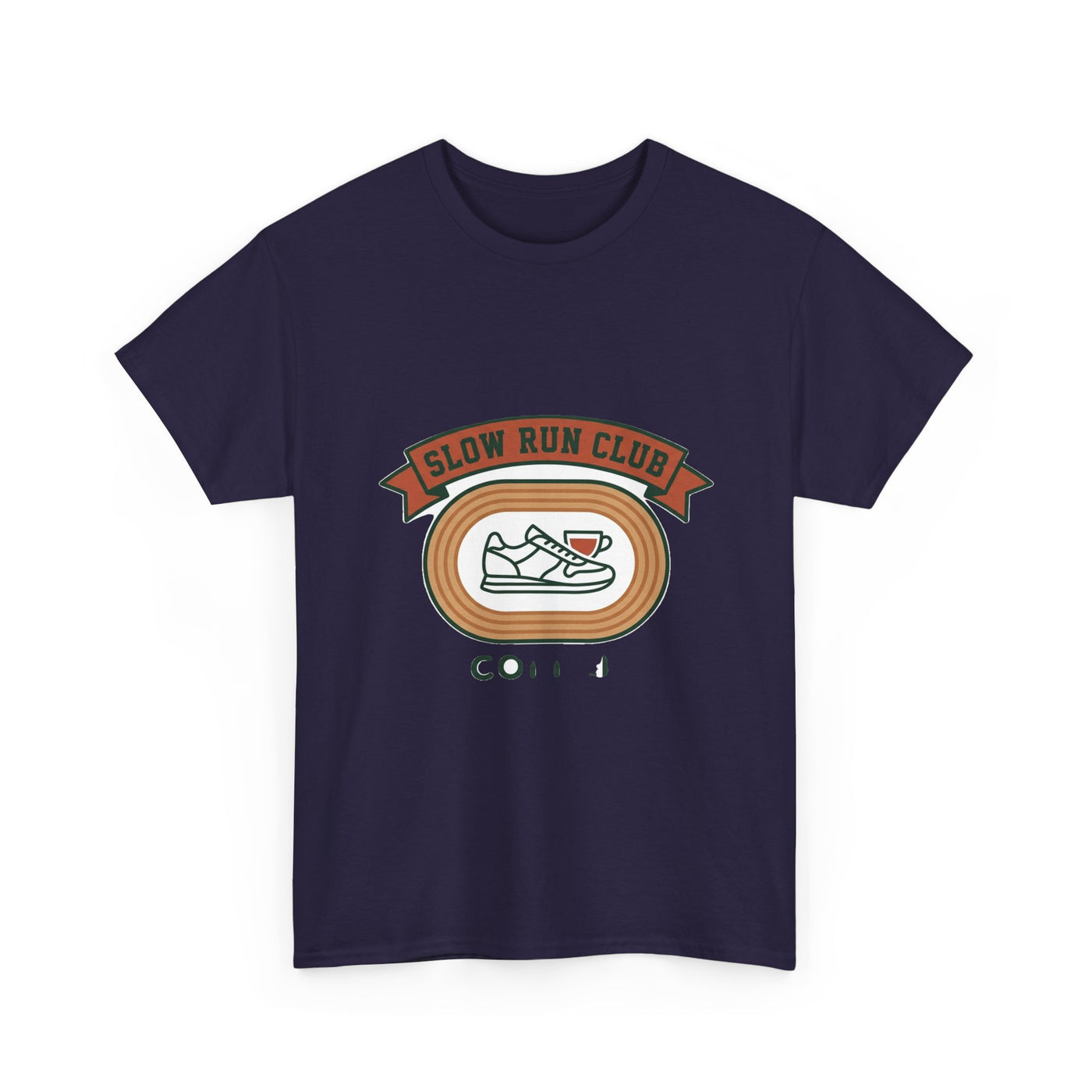 Retro Slow Run Coffee Crest Tee