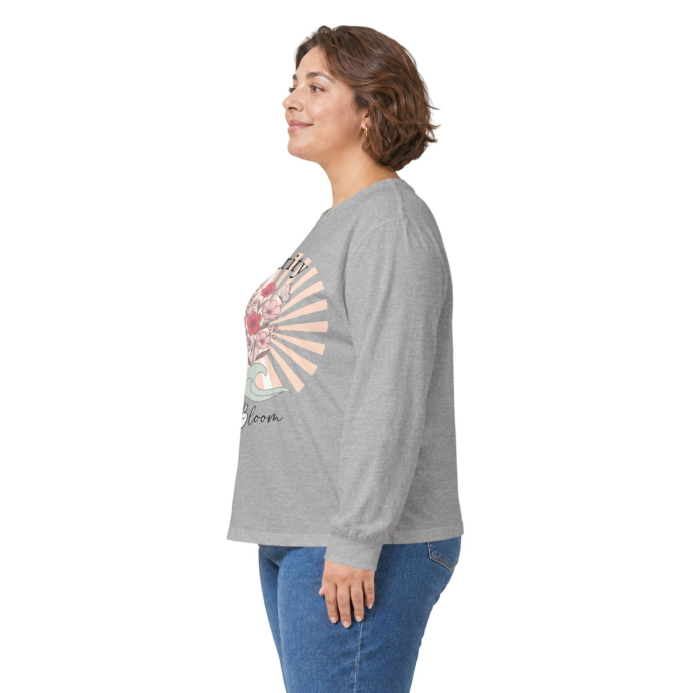 Clarity in Bloom Wildflower Sunburst Long Sleeve