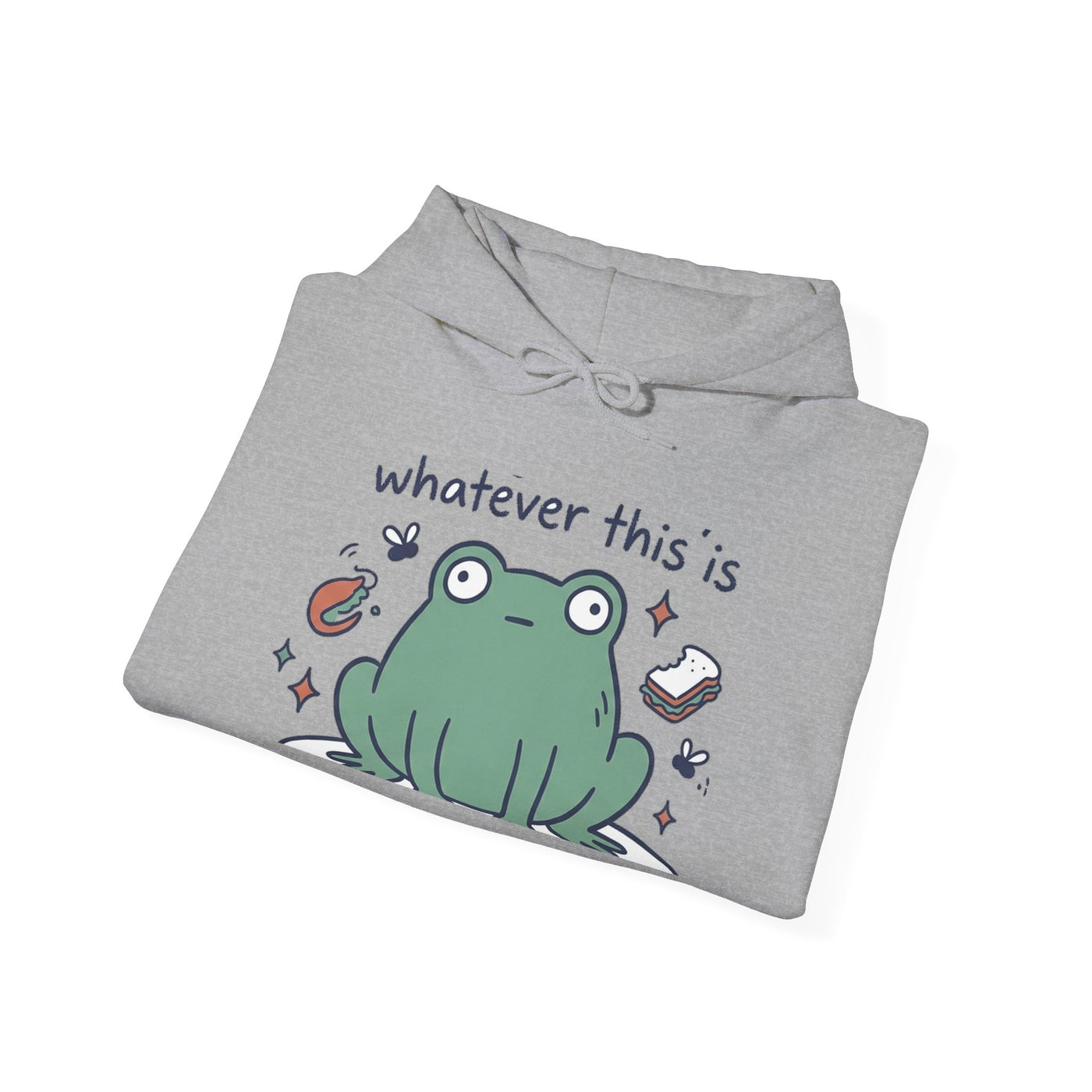 Doing Literally Whatever Blob Frog Hoodie