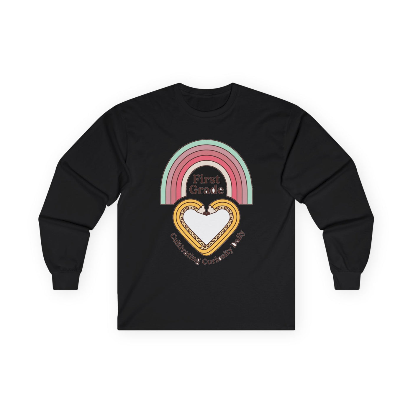 Shaping Minds Leopard Pencil Heart Long Sleeve