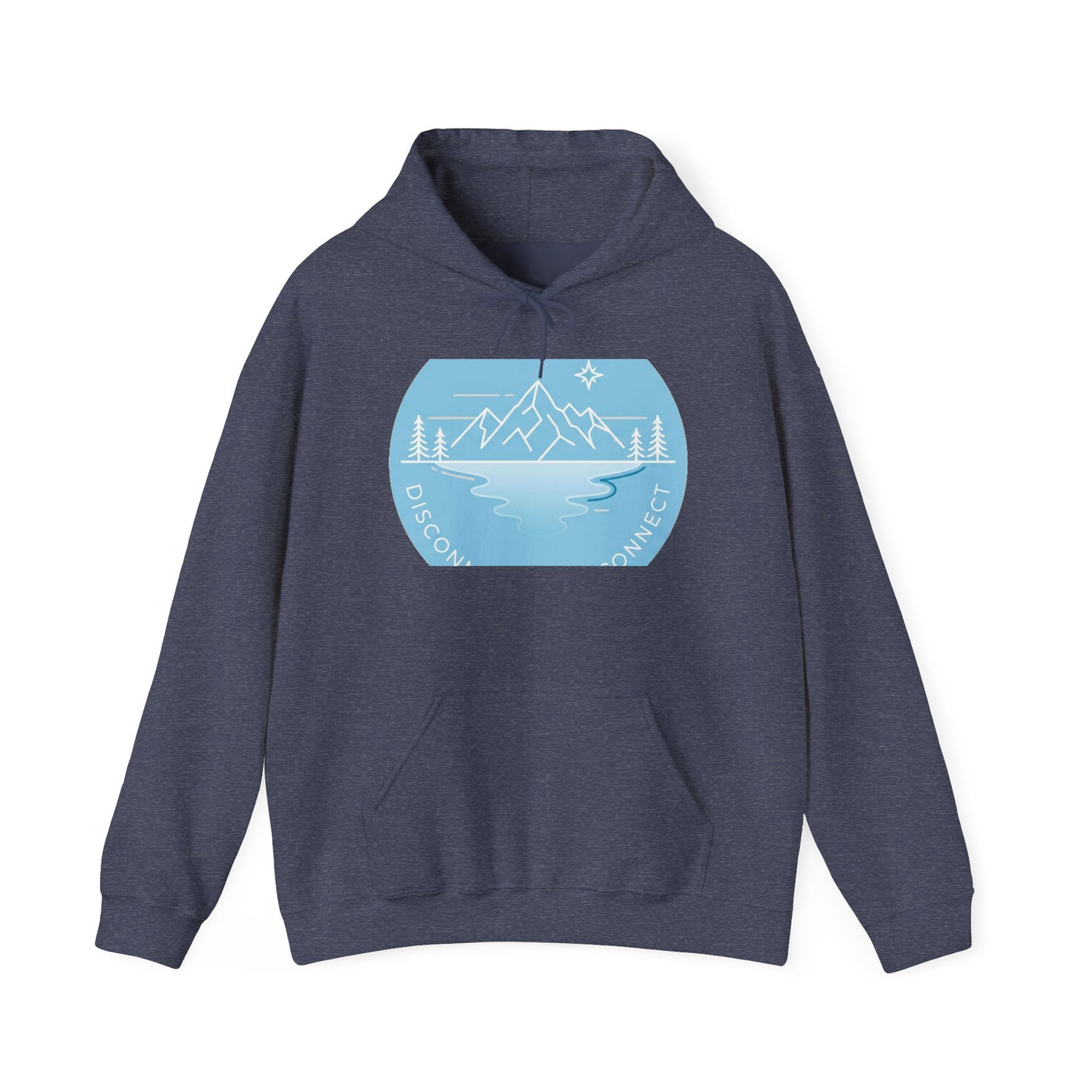 Unplugged Horizons: Glacier Escape Hoodie