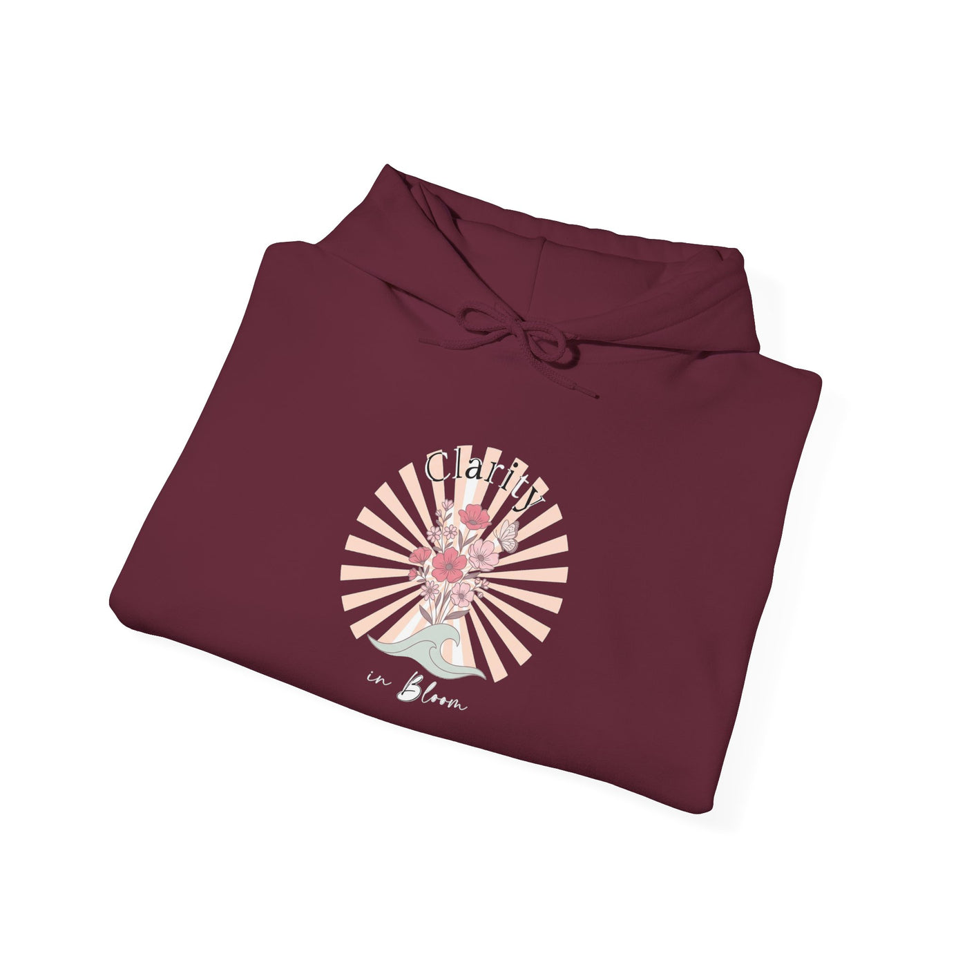 Clarity in Bloom Wildflower Sunburst Hoodie