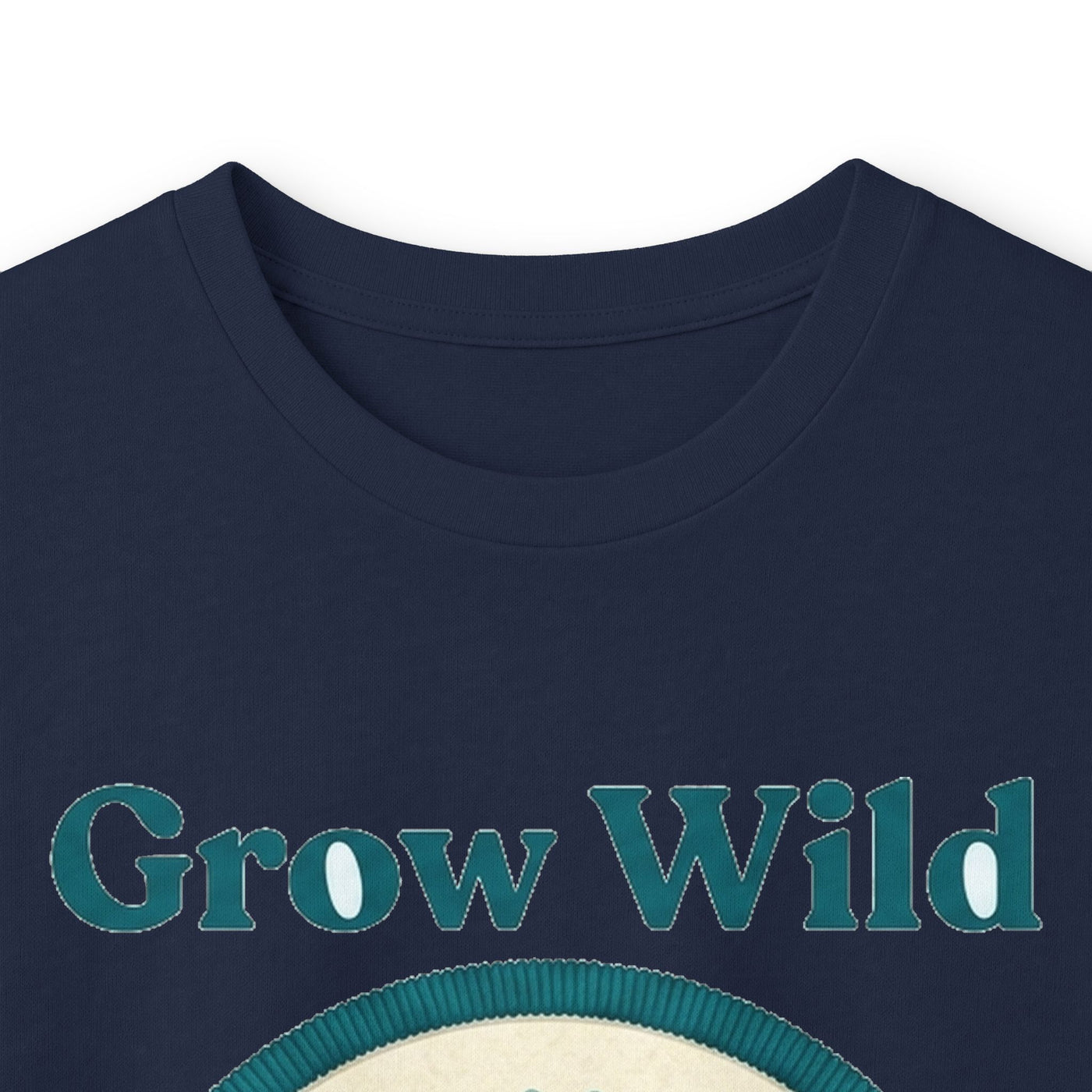 Stitched Meadow & Little Beetle Faux Embroidery Long Sleeve