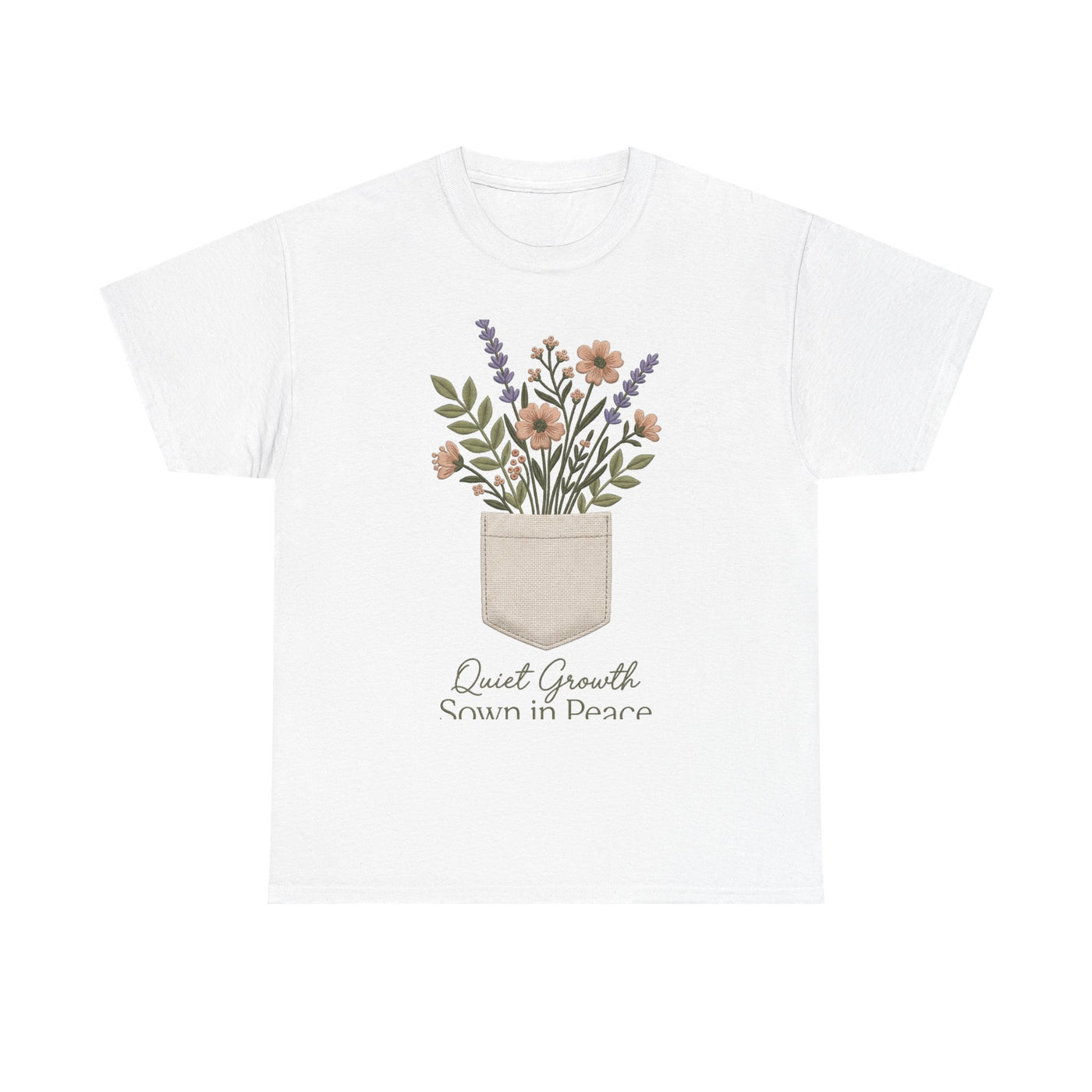 Pocketful of Peace Faux Stitch Tee