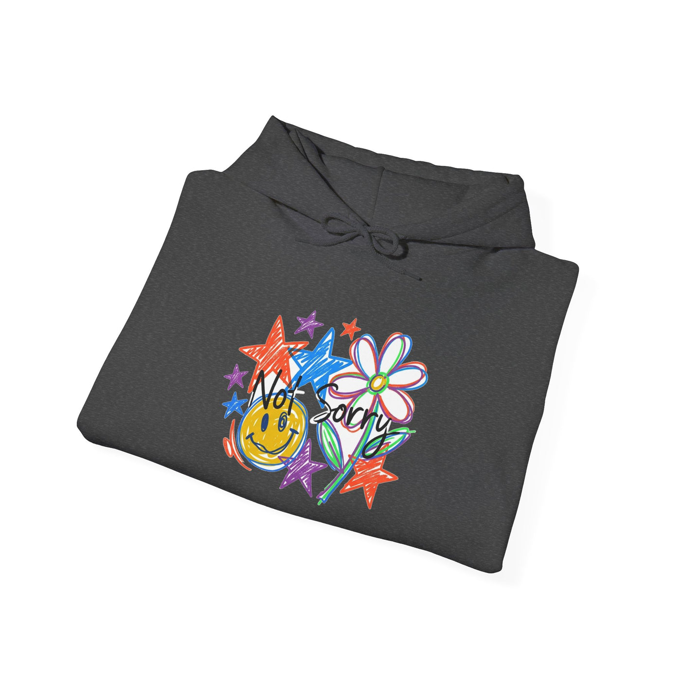 Scribble Your Own Rules Doodle Tee Hoodie