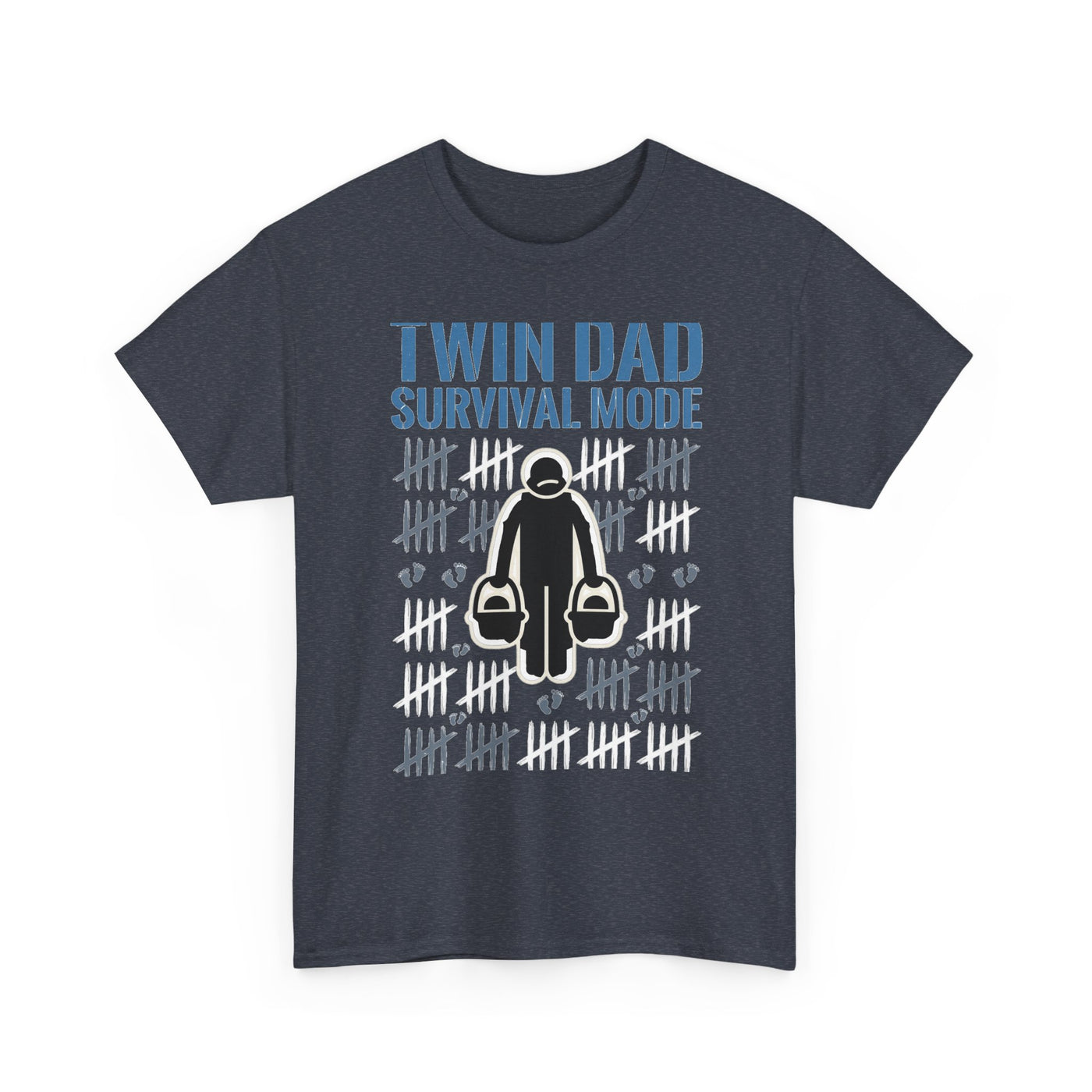 Twin Dad Survival Mode T-Shirt
