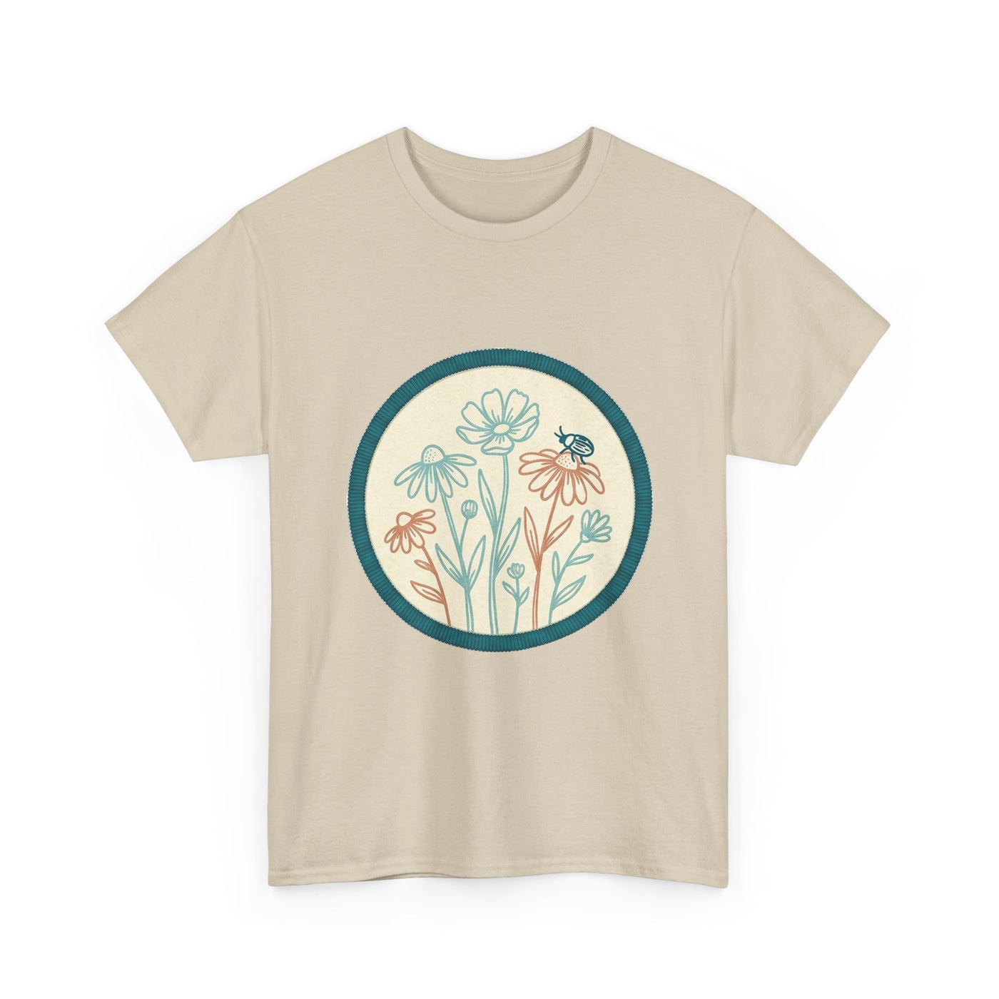 Grow Wild Faux Embroidery Tee