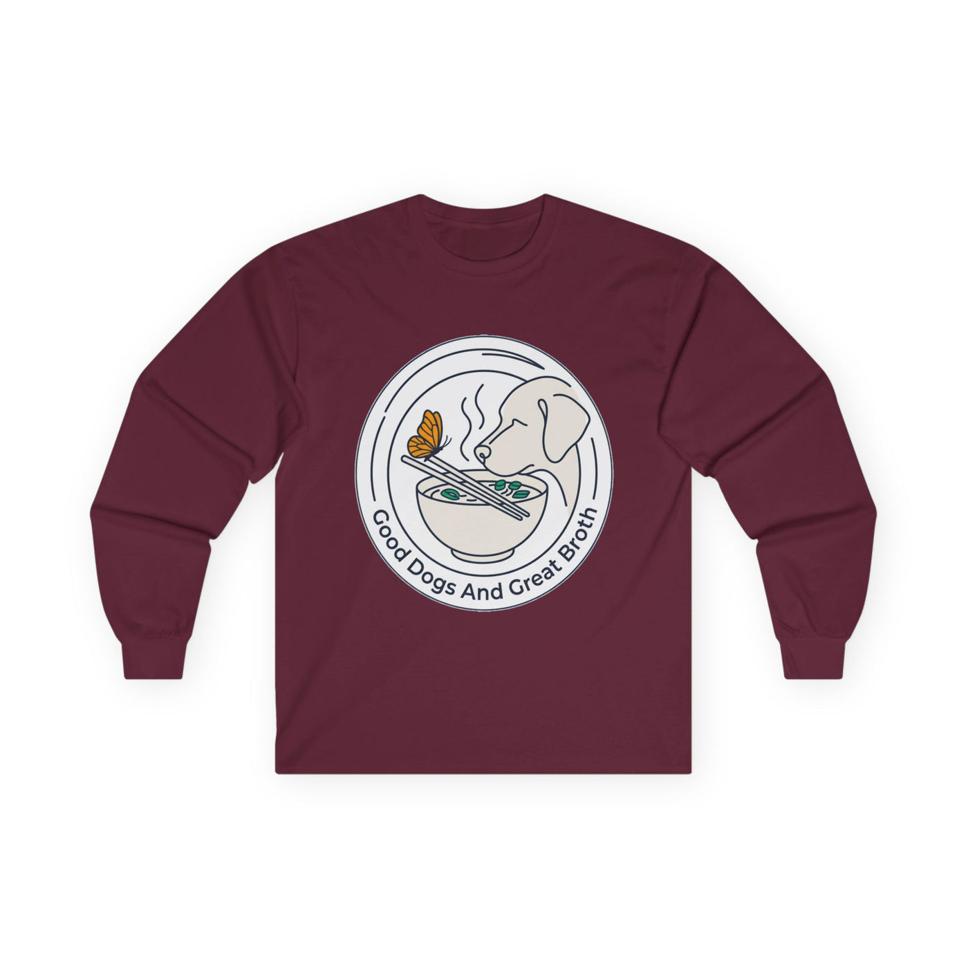 Ramen And Rescues Noodle Bowl Badge Long Sleeve