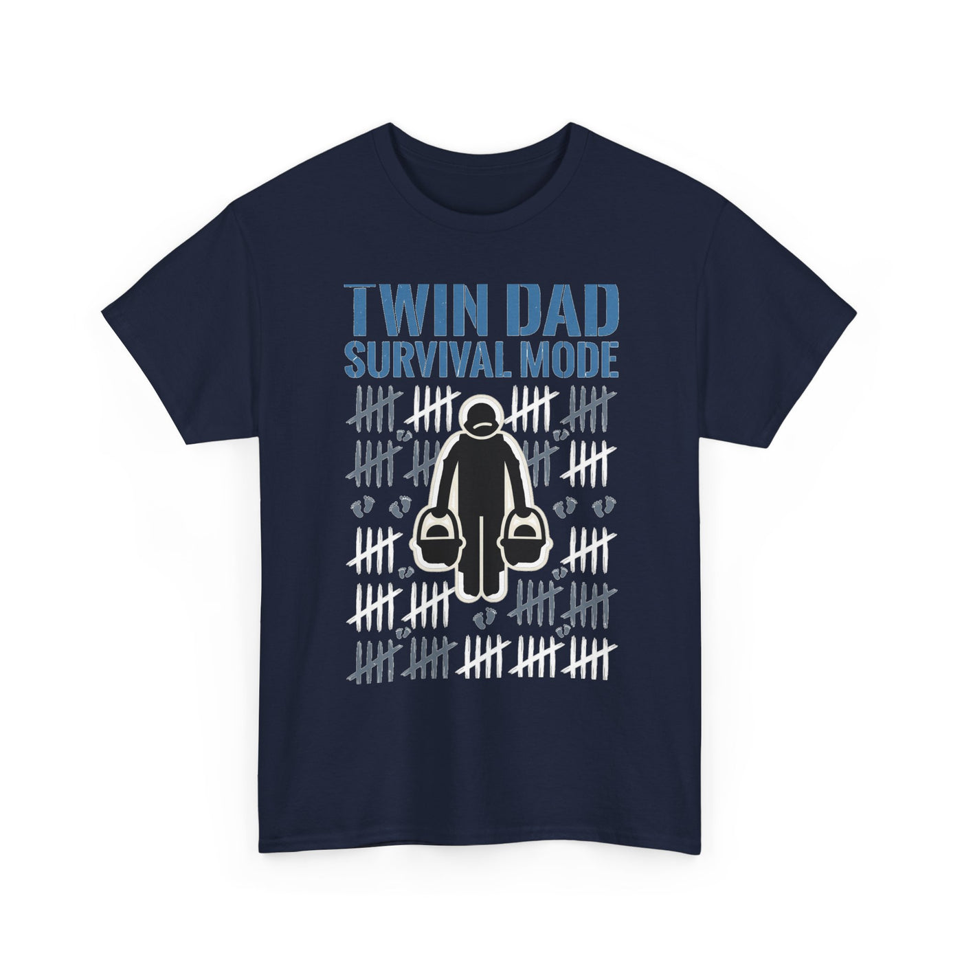 Twin Dad Survival Mode T-Shirt