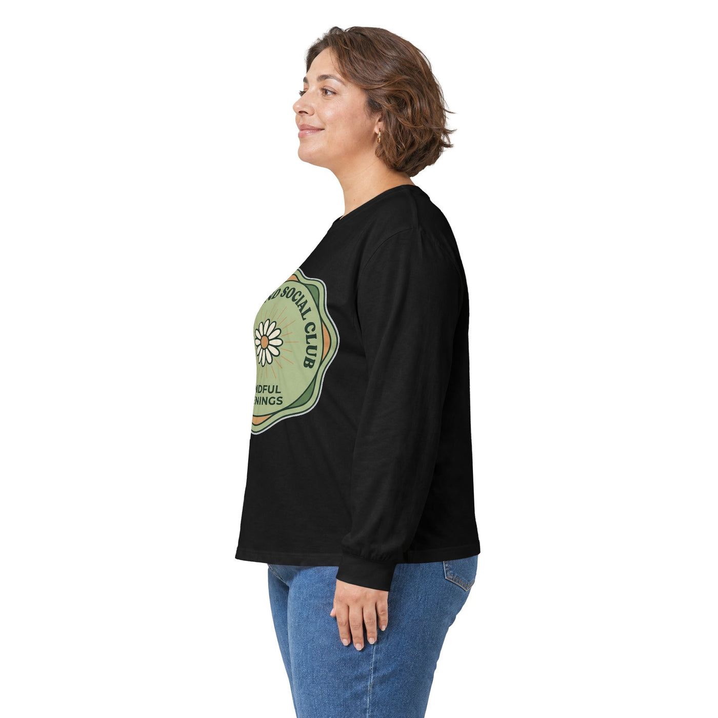 Clear Mind Social Club Badge Long Sleeve