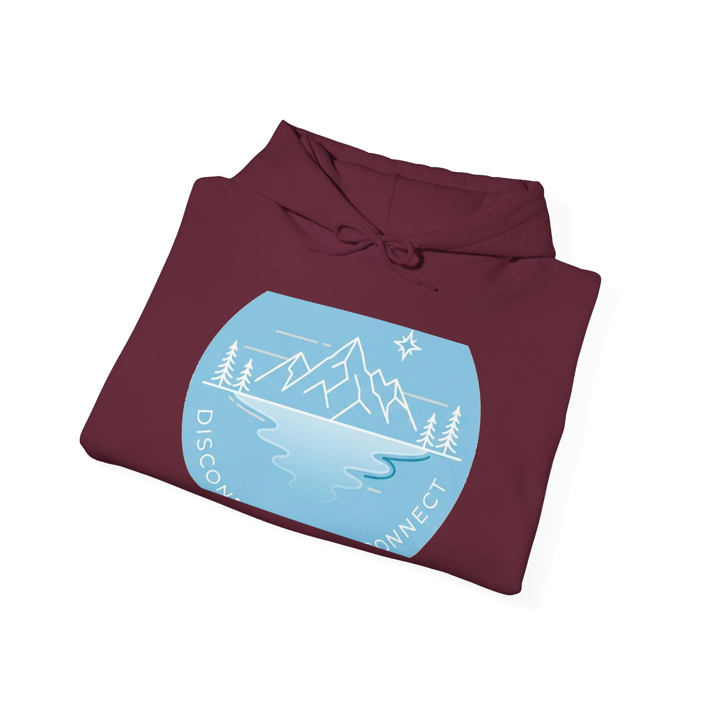 Unplugged Horizons: Glacier Escape Hoodie