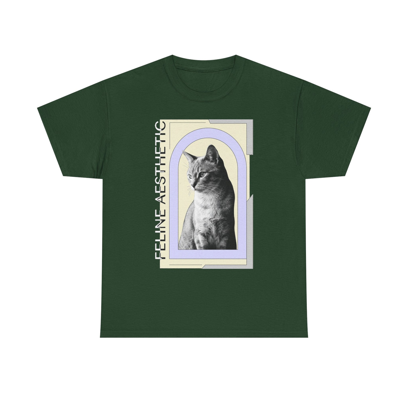 Editorial Feline Aesthetic Cat T-Shirt