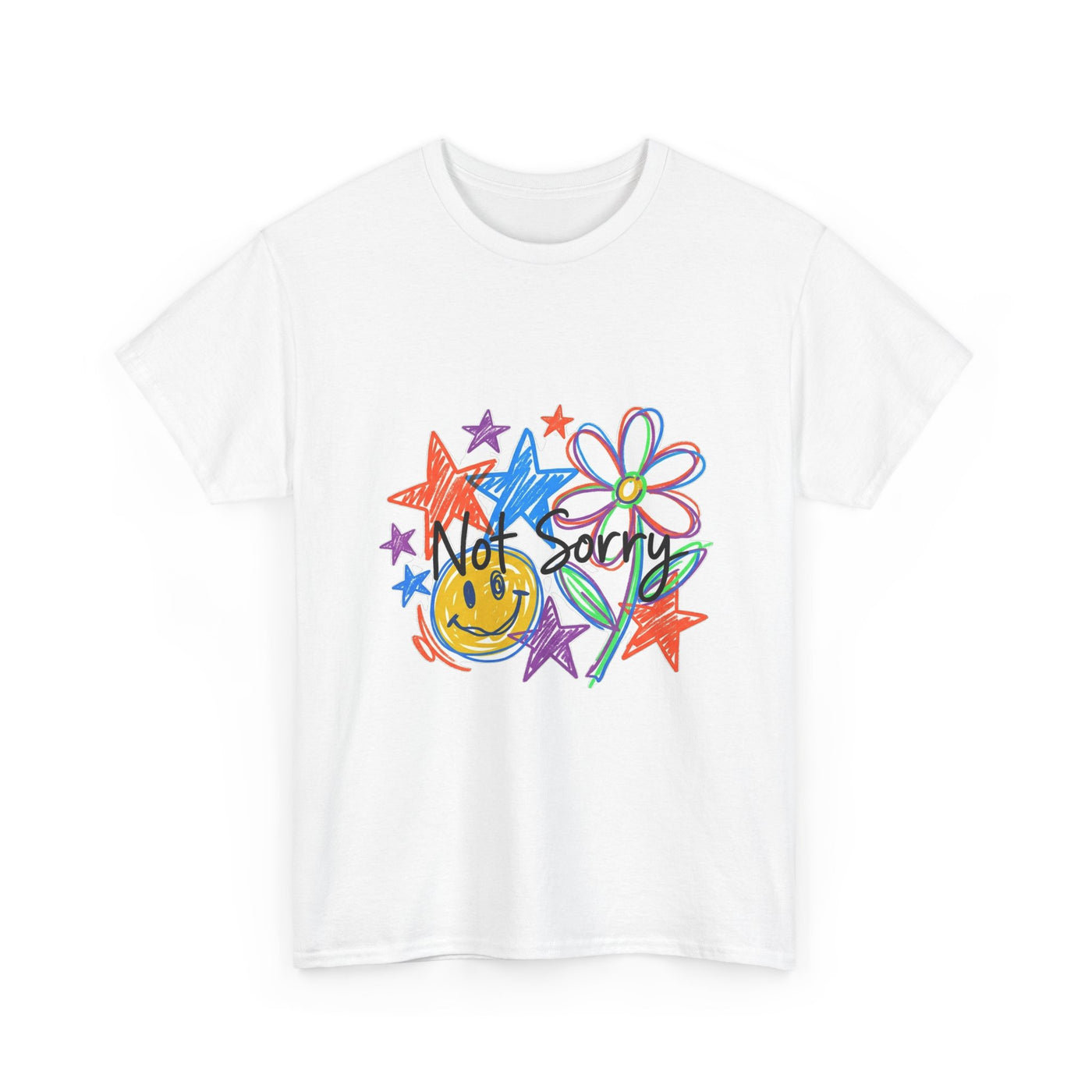 Scribble Your Own Rules Doodle Tee