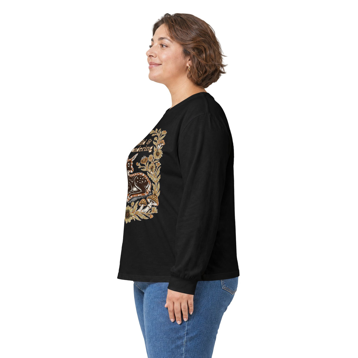 Forest Child Vintage Fawn & Fungi Long Sleeve