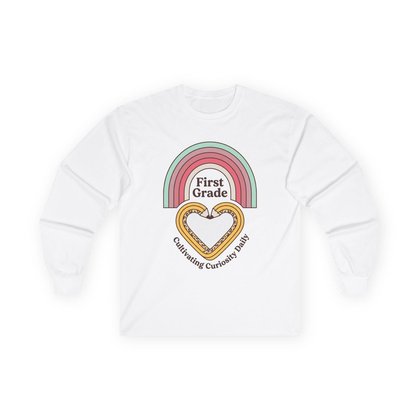 Shaping Minds Leopard Pencil Heart Long Sleeve