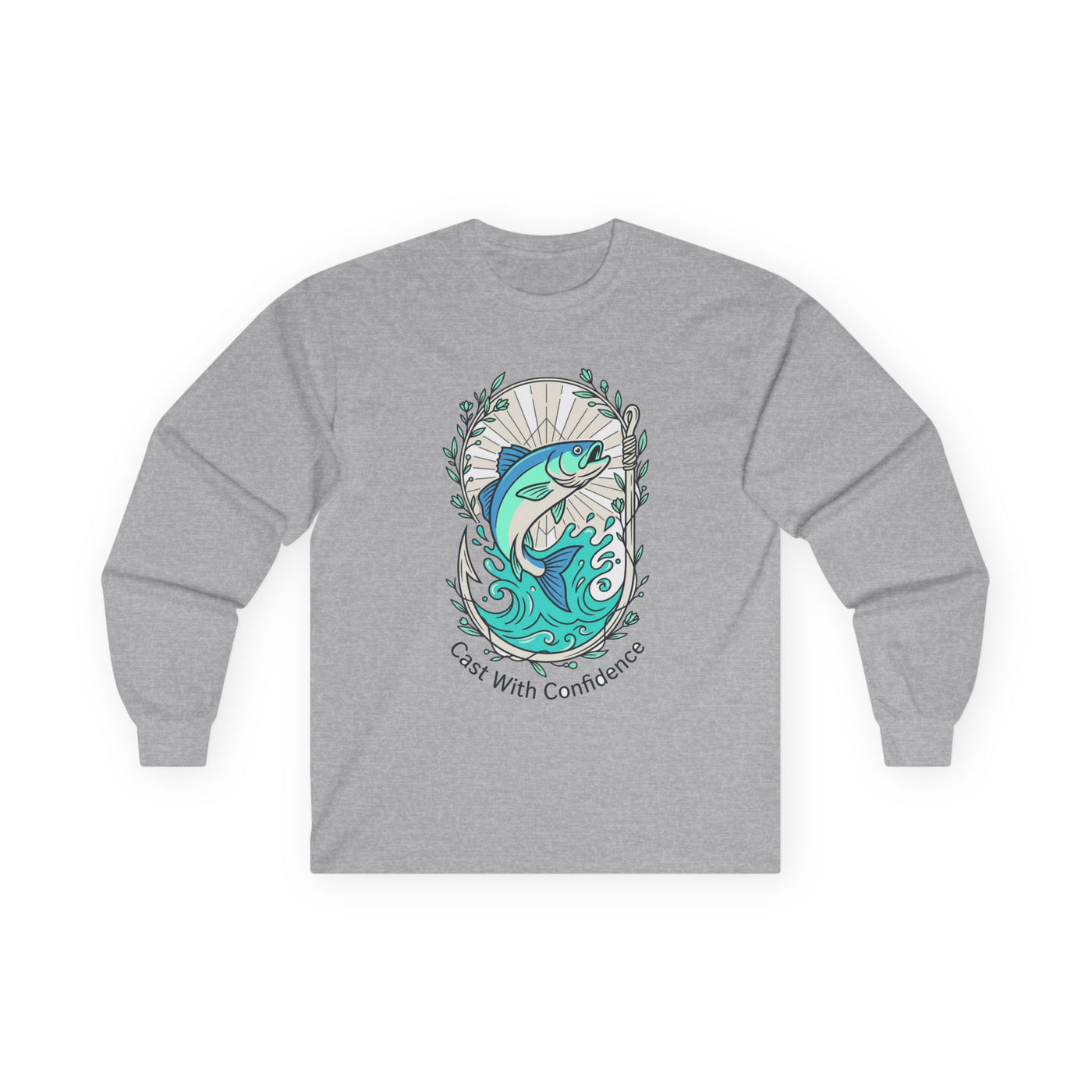 Reel Strength Floral Hook Fishing Long Sleeve