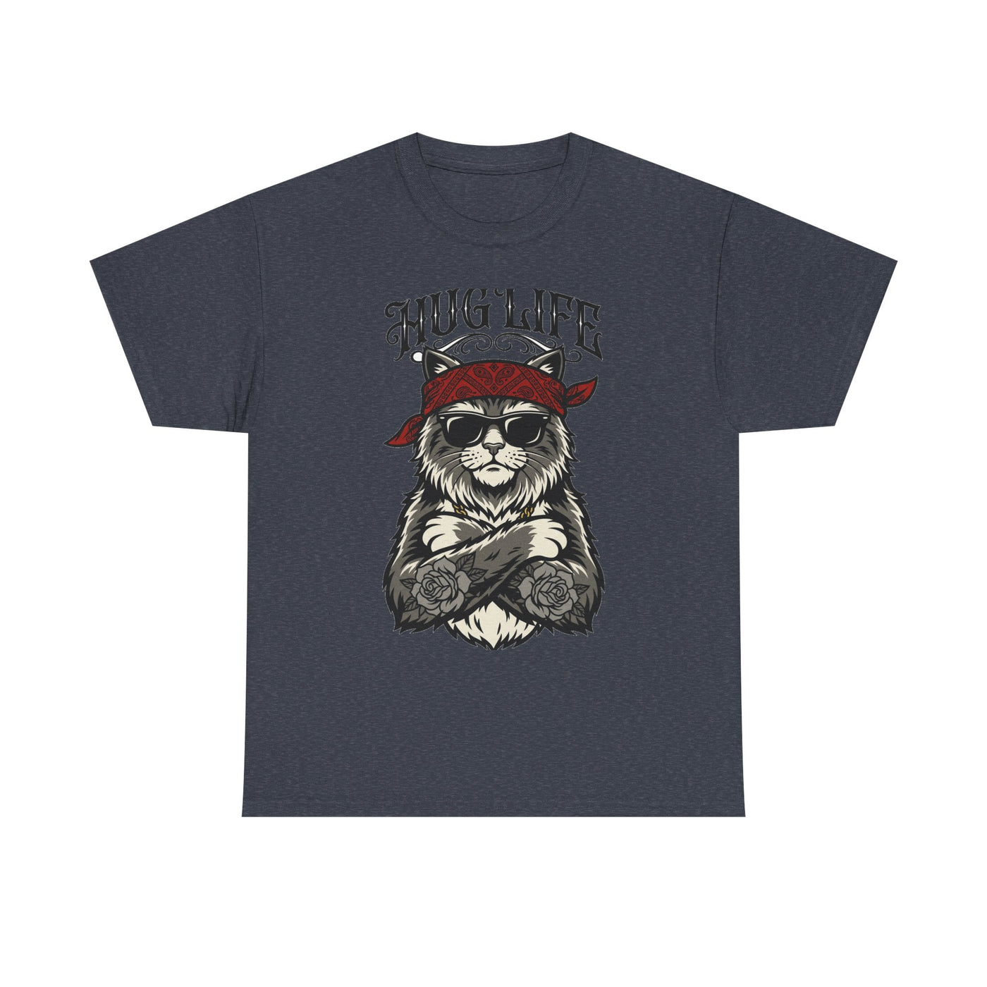 Hug Life Hardcore Cat T-Shirt