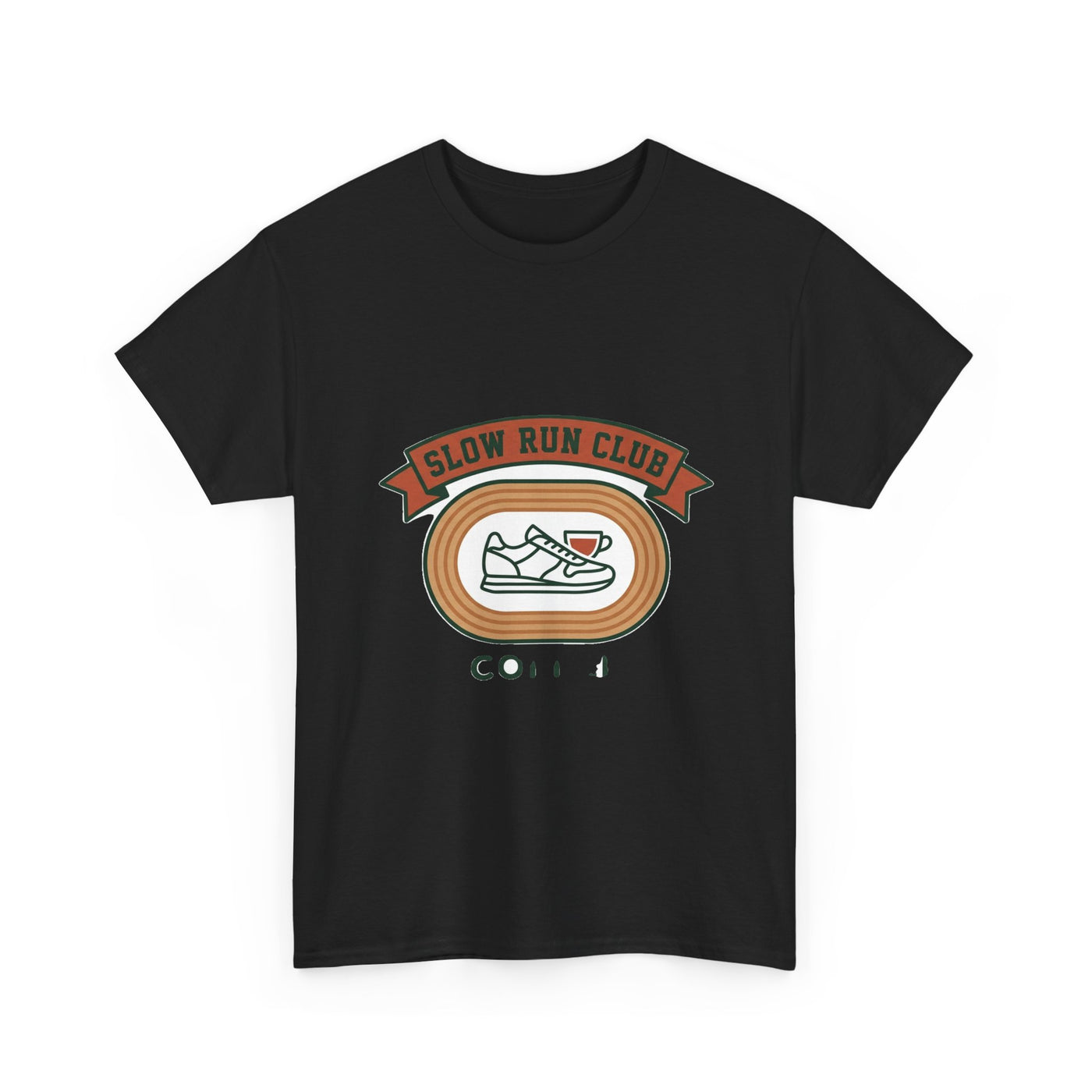 Retro Slow Run Coffee Crest Tee