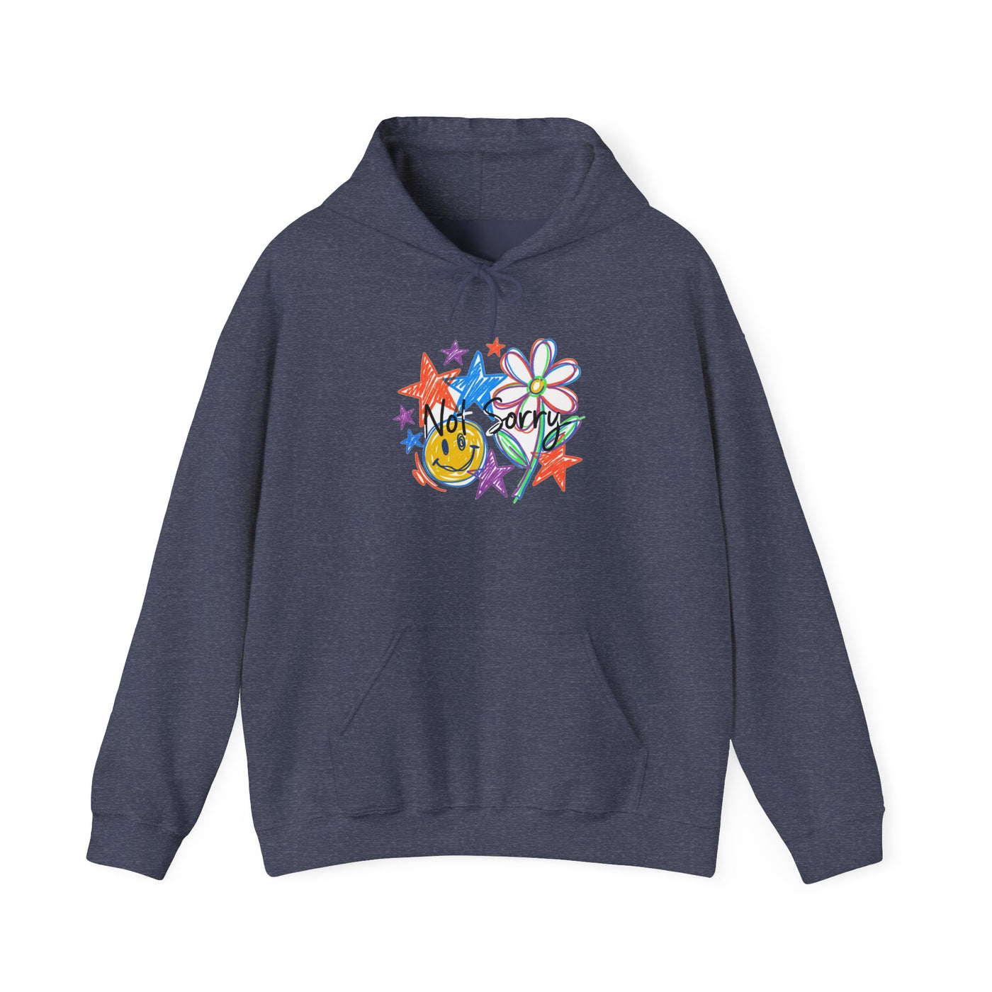 Scribble Your Own Rules Doodle Tee Hoodie